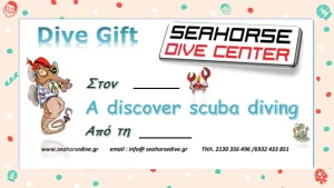 Δωροκάρτα Κατάδυσης – Δώρο Εμπειρίας